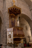 <center>L'abbaye Sainte-Marie-d'Arles-sur-Tech </center>La chaire du XVIIIe siècle.