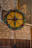 <center>L'abbaye Sainte-Marie-d'Arles-sur-Tech </center>La Rodella : Disque de cire d'abeilles offert chaque 30 juillet, jour de la St Abdon et St Sennen, depuis 1465, à l'abbaye d'Arles par le village de Montbolo, afin d'abtenir la protection des Saintes Reliques. Chaque année, depuis le XVe siècle, le 30 juillet, les habitants de Montbolô expriment leur reconnaissance aux deux saints patrons d'Arles, protecteurs du Vallespir, Abdon et Sennen. En 1465, Andreu Noguer, un des bergers de ce village, fut le témoin de l'intervention des deux martyrs qui détournèrent un violent orage de grêle provoqué par les acolytes du Diable, les sorcières : alors qu'il faisait paître ses moutons sur les pentes de la Parra il entendit la lutte dont les saints sortirent vainqueurs.