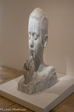 <center>Musée d'Art Moderne de Céret</center>Jaume Plensa
Carlota Silence 2020 Marbre