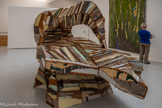 <center>Musée d'Art Moderne de Céret</center>Jean-Pierre Pincemin
Sans titre 1990
Bois peint, fil de fer