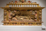 <center>Le couvent des franciscains.</center>Châsse de saint François-Xavier.
Bois doré polychrome. Premier tiers du XVIIIe siècle Attribuée à J. Sunyer (sculpture) et F. Escribà (dorure) Hospici d'Illa (Ille-sur-Têt)