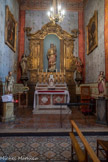 <center>Église Saint-Matthieu</center>Chapelle Sainte-Barbe : Petit retable XVIIIe attribué à François Nègre provenant de quelque couvent supprimé à la Révolution. Tableaux anonymes représentant Saint-François de Paule (à gauche) et Saint-Louis roi (à droite) (XVIIIe). Céramique en l’honneur de Sainte-Barbe (XVIIIe). Peintures murales de Belau (1931).