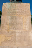 <center>Rivesaltes</center>(résumé) : monument élevé par souscription publique avec participation des colonies françaises et particulièrement de l’Indochine, et inauguration le 22 novembre 1931 en présence de Maginot ministre de la Guerre, Joffre étant
décédé le 3 janvier de la même année.