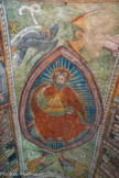 <center>Chapelle des Pénitents blanc</center>Christ en majesté entouré des emblèmes des évangélistes. Saint Jean, symbolisé par un aigle, Saint Matthieu, symbolisé par une personne humaine ailée, Saint Marc, symbolisé par un lion ailé, Saint Luc, symbolisé par un bœuf ailé.