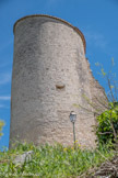 <center> Pontevès. </center> Tour Nord-Ouest du château.