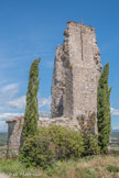 <center> Pontevès. </center> Tour Nord-Est du château.