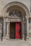 <center>L'abbatiale de Saint-Gilles. </center> Portail nord de l'Adoration des Mages.