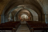 <center>La crypte de l'abbatiale de Saint-Gilles. </center> La nef centrale.