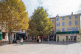 <center>Montélimar. </center> Place du marché. C'est l'ancien forum romain, puis place de la pierre dimane, car c'est là où on payait la dîme.